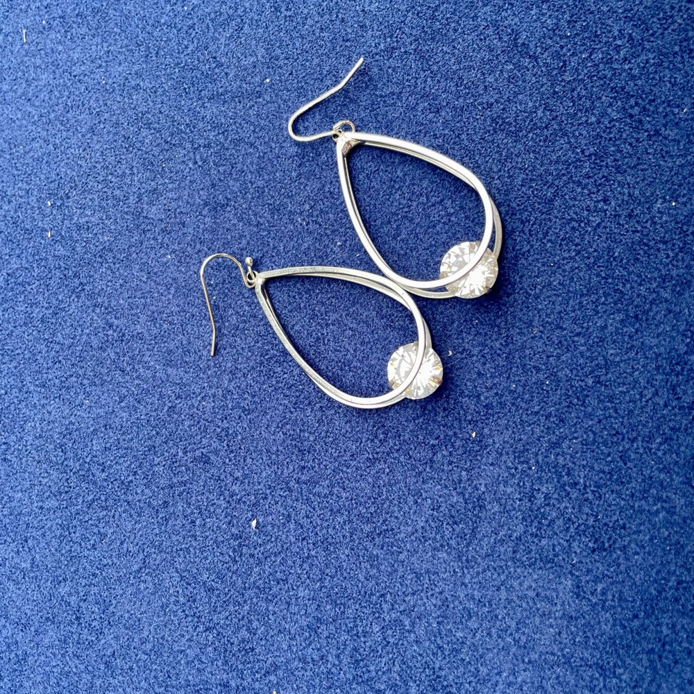 NWOT Express Rhinestone Drop Earrings